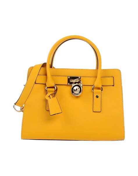 Michael Kors yellow shoulder bag